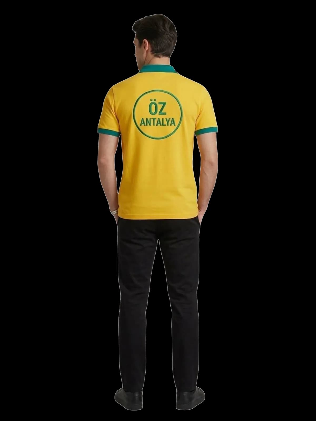Polo-Shirt — Rücken-Bestickung
