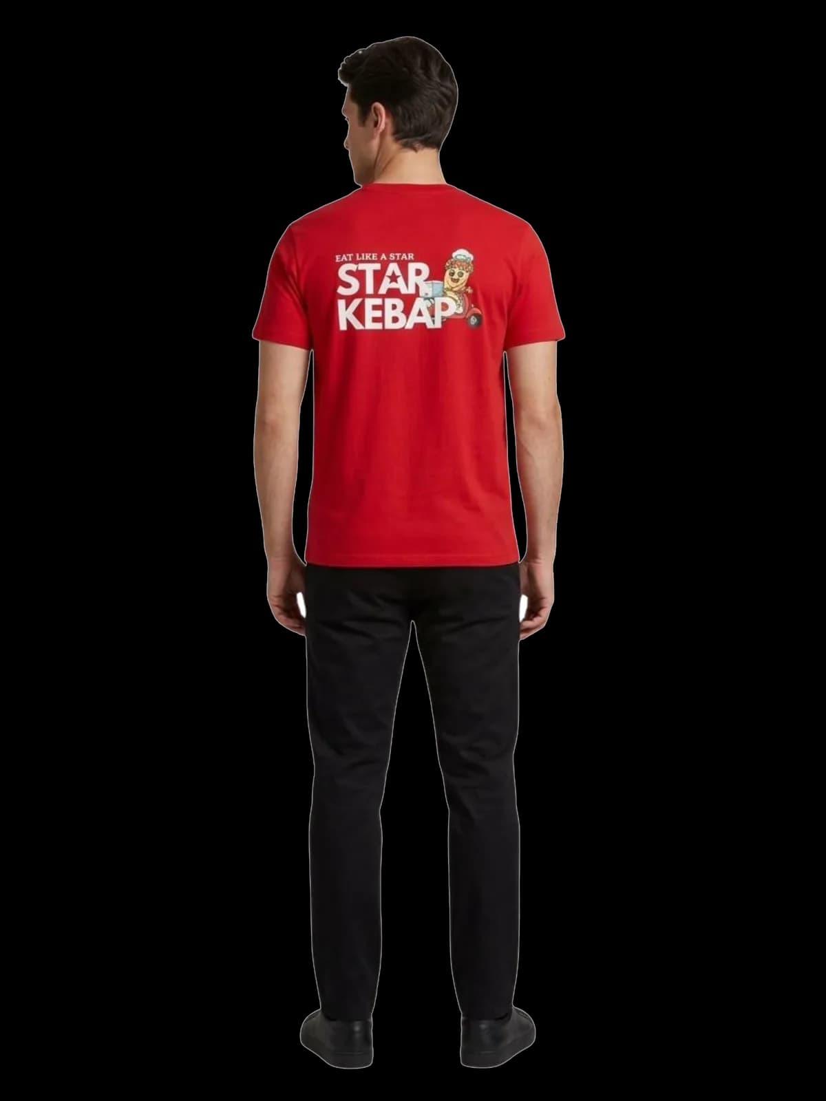 Premium T-Shirt — Rot — Rückendruck