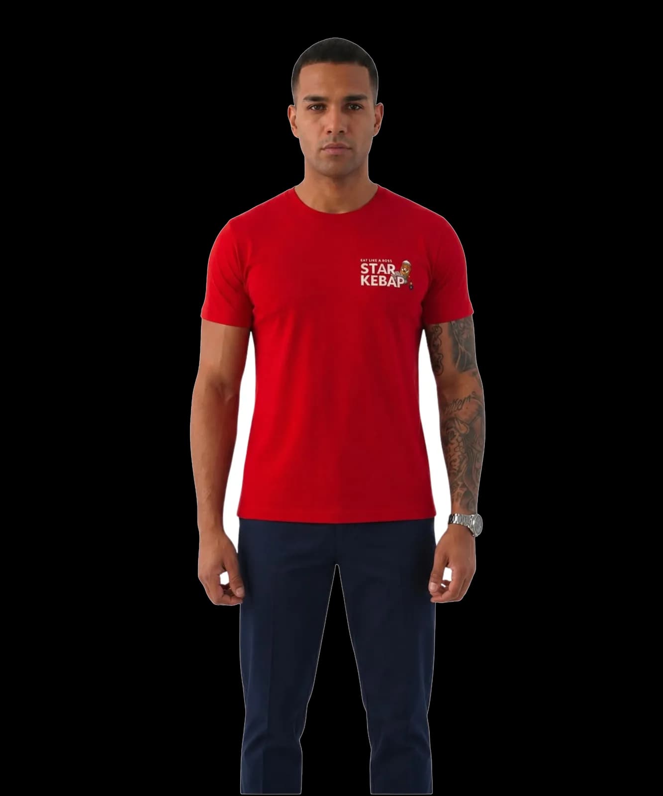 Premium T-Shirt — Rot — Vorderdruck
