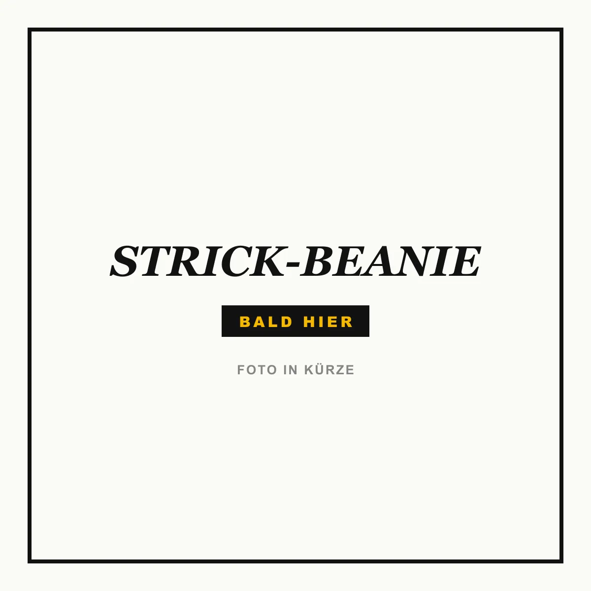 Strick-Beanie