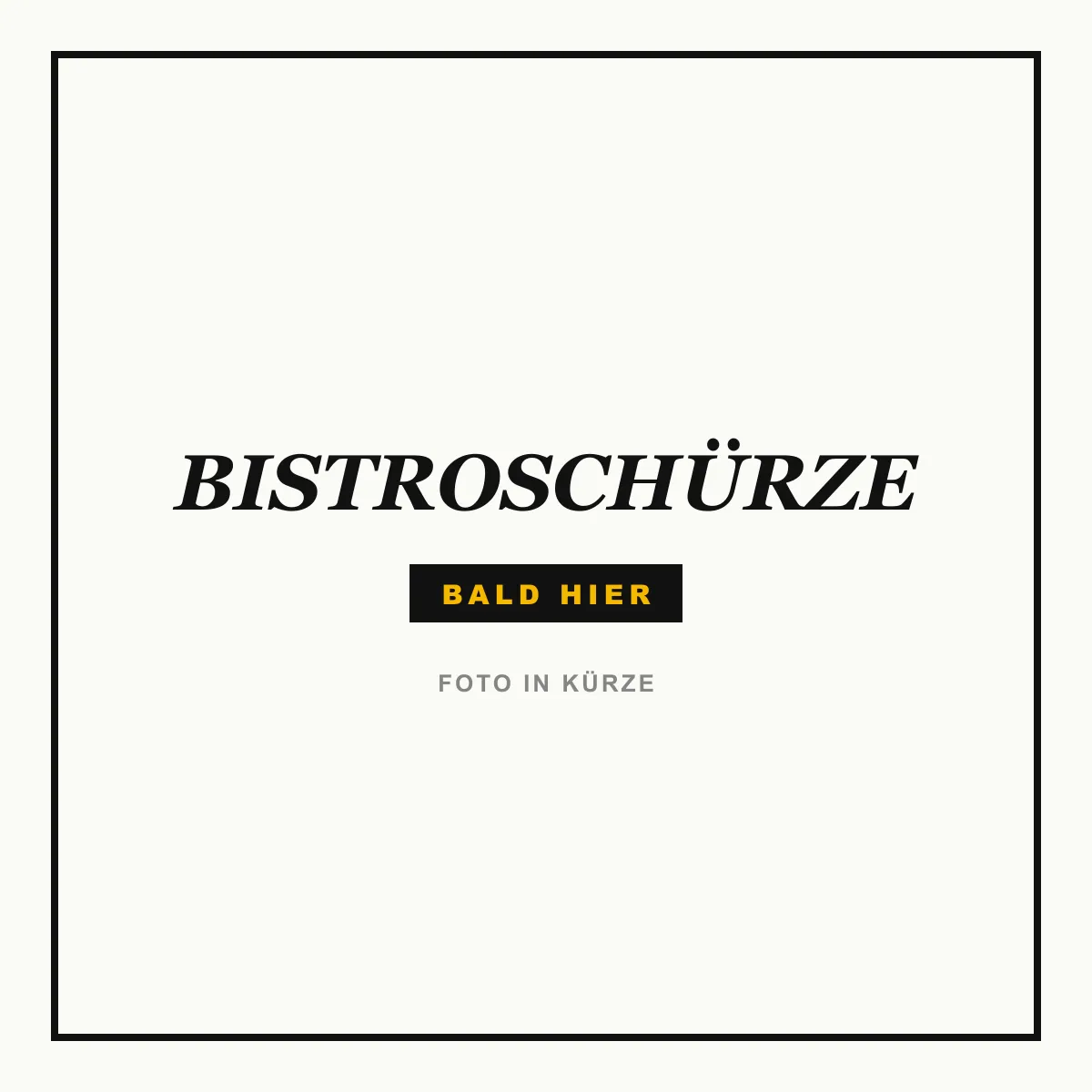 Bistroschürze