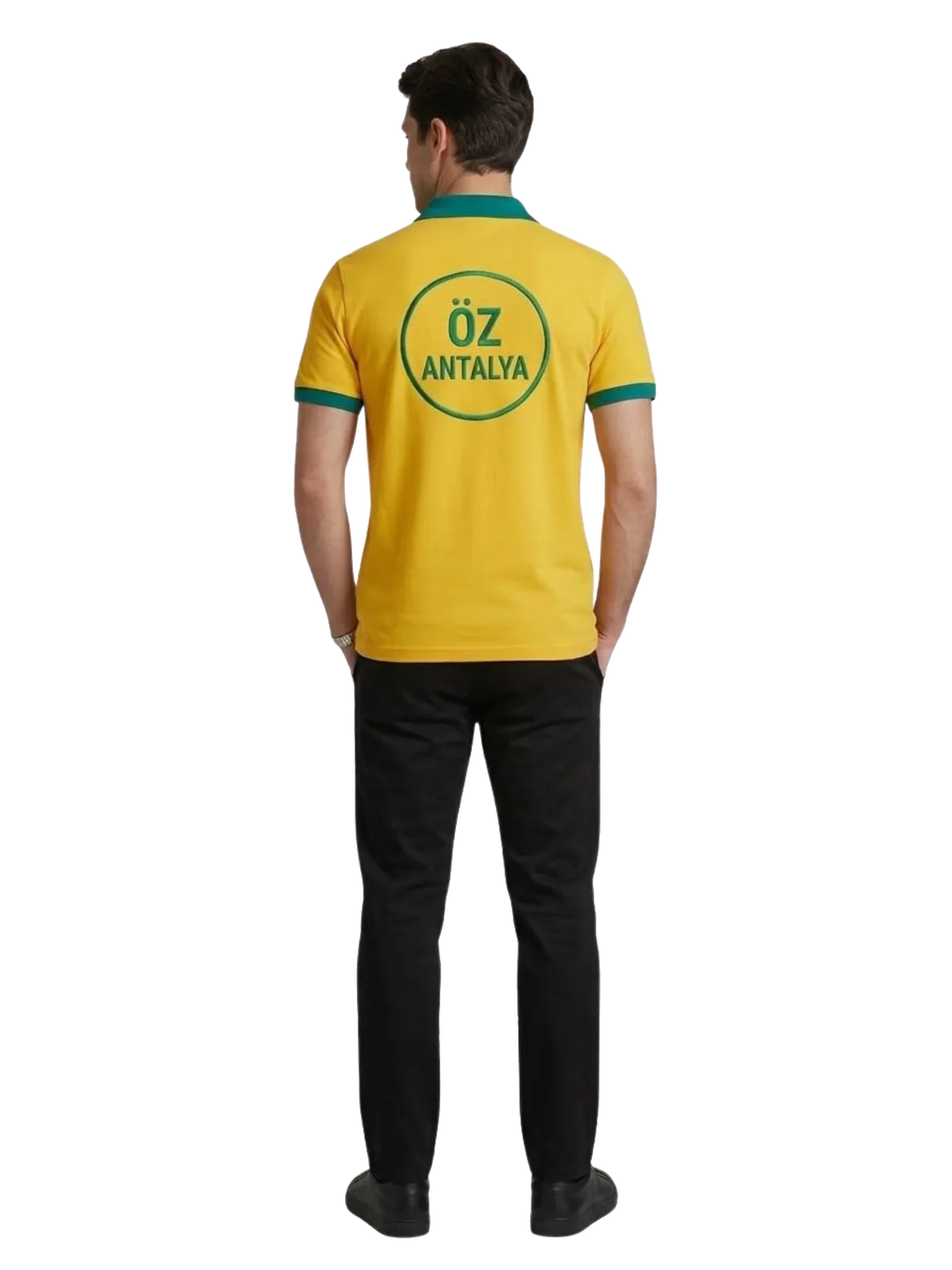 Polo-Shirt — Kundenbeispiel — Rücken-Bestickung