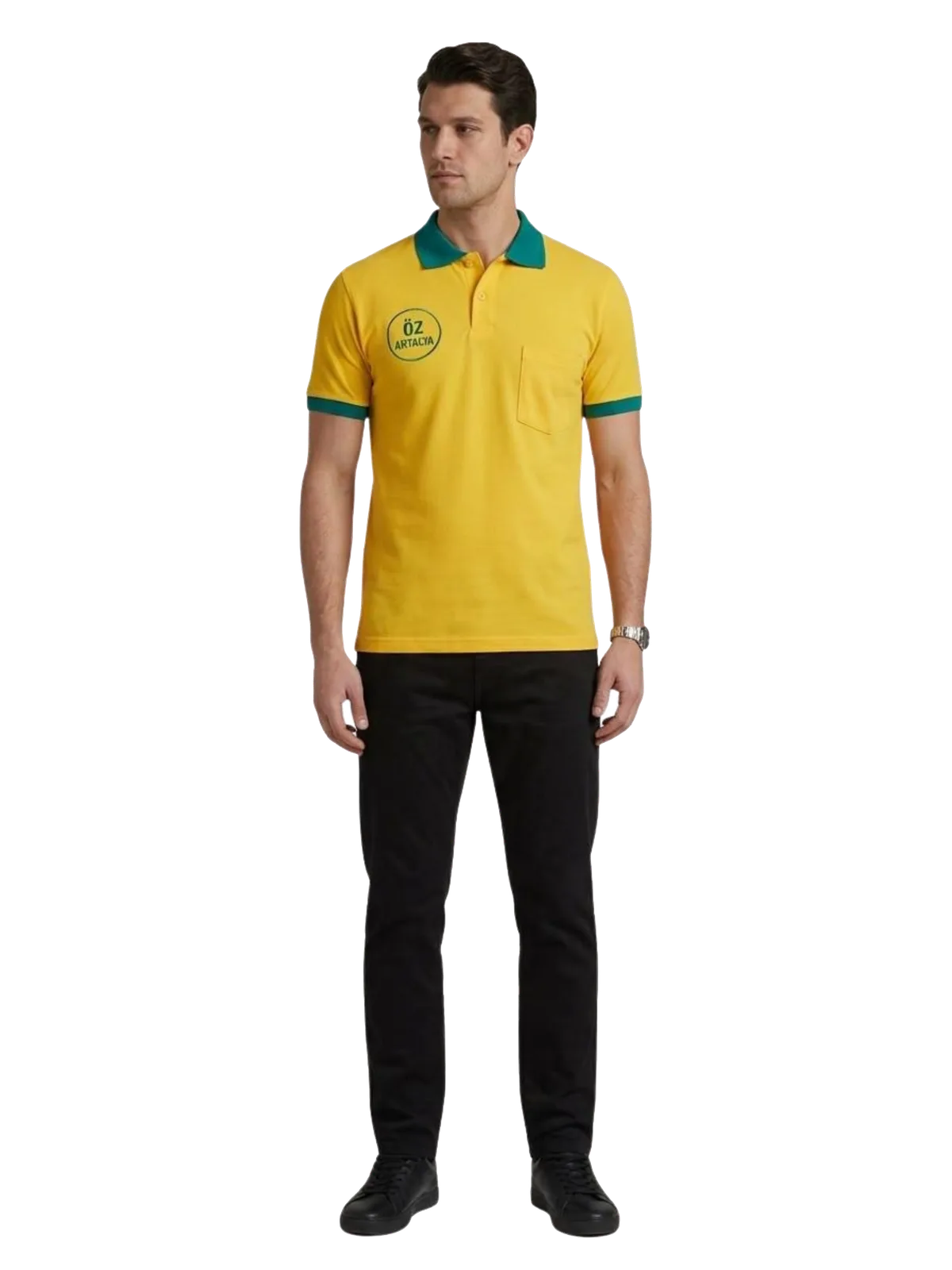 Polo-Shirt — Kundenbeispiel — Brust-Bestickung